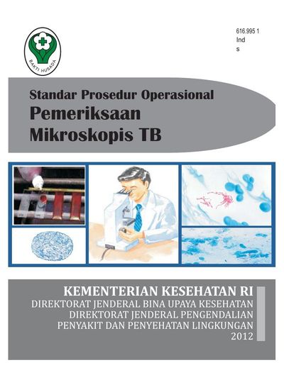 Sampul Standar Prosedur Operasional  Pemeriksaan  Mikroskopis TB