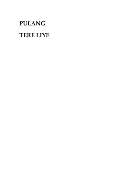 Sampul Tere Liye Pulang