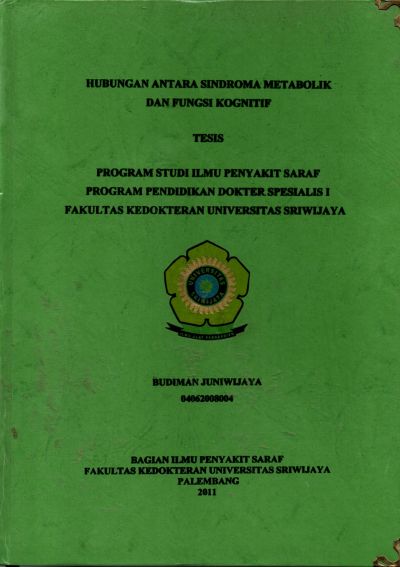 Sampul Hubungan Antara Sindroma Metabolik Dan Fungsi Kognitif